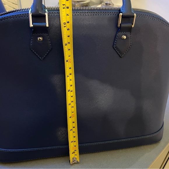 Original Pulicati bag, genuine leather, bleu - Picture 4 of 6